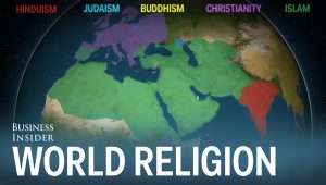 Animated map shows how religion spread around the world
